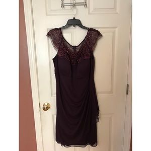 Purple beaded dress